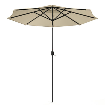 3M Octagon Garden Parasol Umbrella with LED