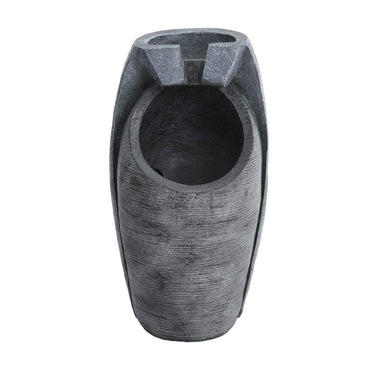 Solar-Powered Water Fountain Rockery Decor for Outdoor Living and Home