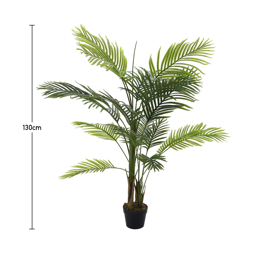 130CM Height Artificial Plants Bamboo Palm Tree with Pot