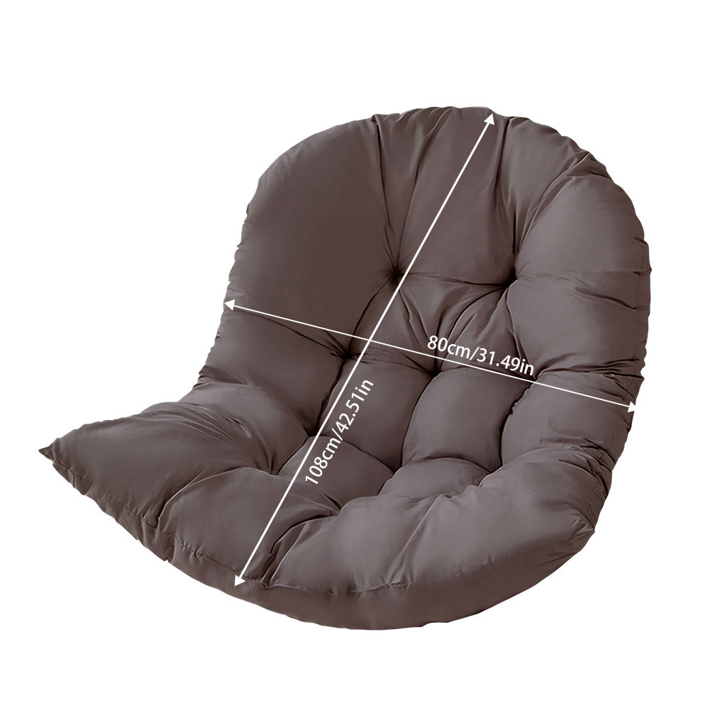 Dimensions of Thick Hanging Egg Swing Cushion Outdoor Seating Pad - Ideal size for most egg swings and hanging chairs