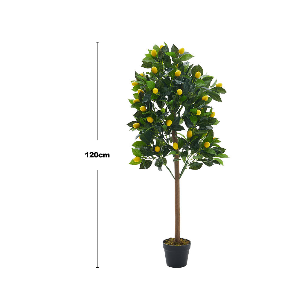 120CM Height Artificial Plants Lemon Tree with Pot