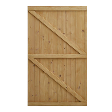 91cm W Wooden Garden Gate Pine Wood Gate with Latch & Hinges