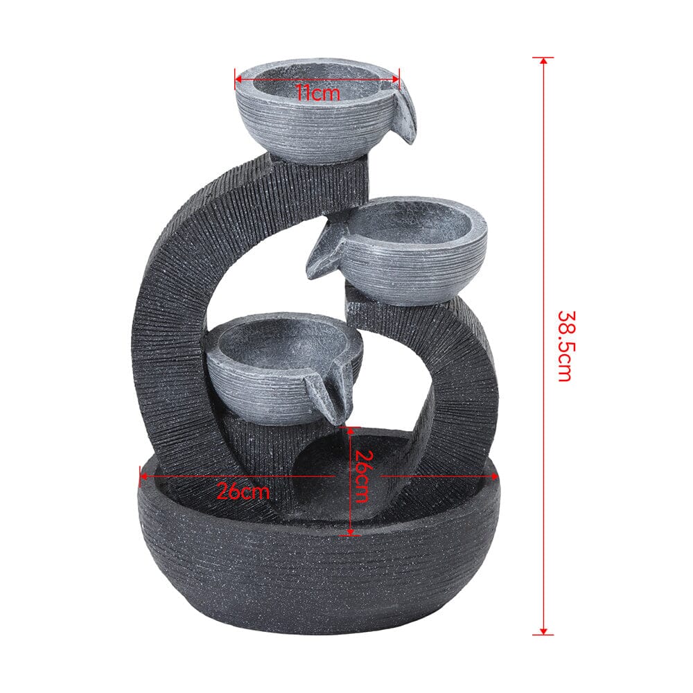 Outdoor Solar-Powered Water Fountain Outdoor Decor Living and Home