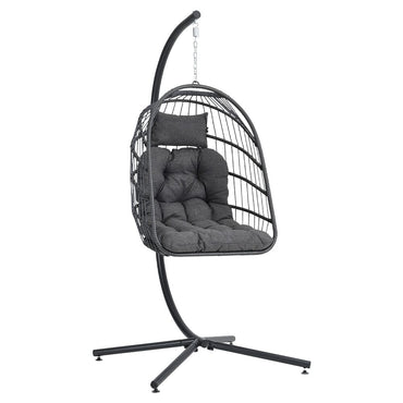 Hanging Chair with Stand and Cushion Patio Swing Chairs Living and Home