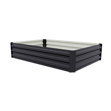3.9x3ft Galvanised Steel Raised Garden Bed Outdoor Planter Box