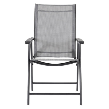 Garden Rectangular Ripple Glass Table with/without Folding Chairs Garden Dining Sets Living and Home