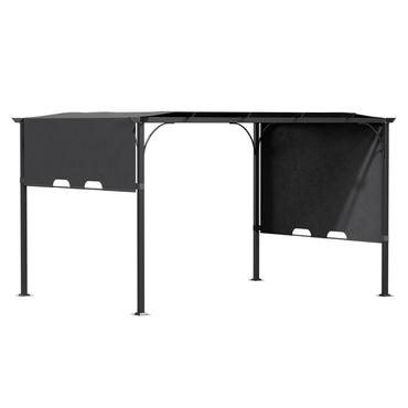 13x10ft Garden Durable Waterproof Pergola Adjustable Canopy Outdoor Shade