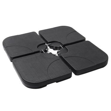 HDPE Square Water and Sand Filled Freestanding Parasol Base