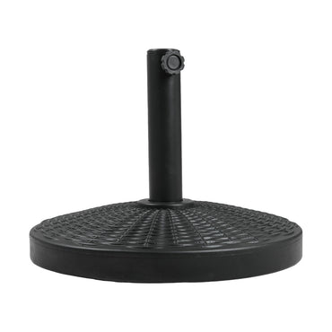 Heavy-Duty Outdoor Parasol Umbrella Stand with Elegant Pattern Design