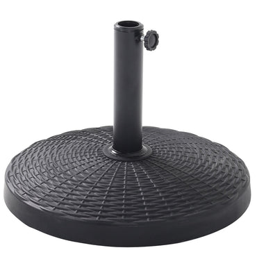 Stylish Resin Parasol Base Sturdy Weather Resistant Outdoor Parasol Stand