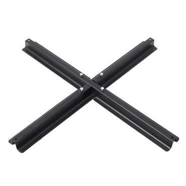 Black Metal Free Standing Parasol Umbrella Cross Base