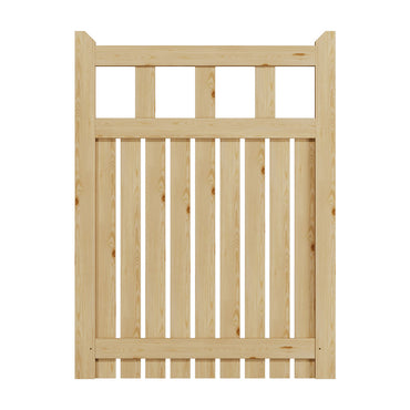Spruce Wood Garden Gate Natural Wooden Gate with T Hinges & Bolt