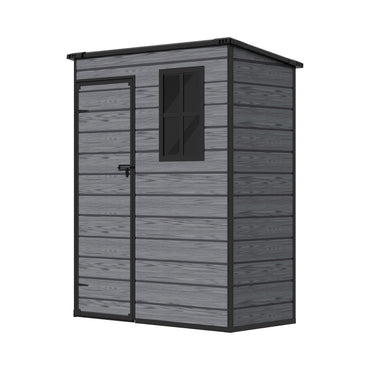 5x3FT Plastic Garden Storage Shed with Lockable Door