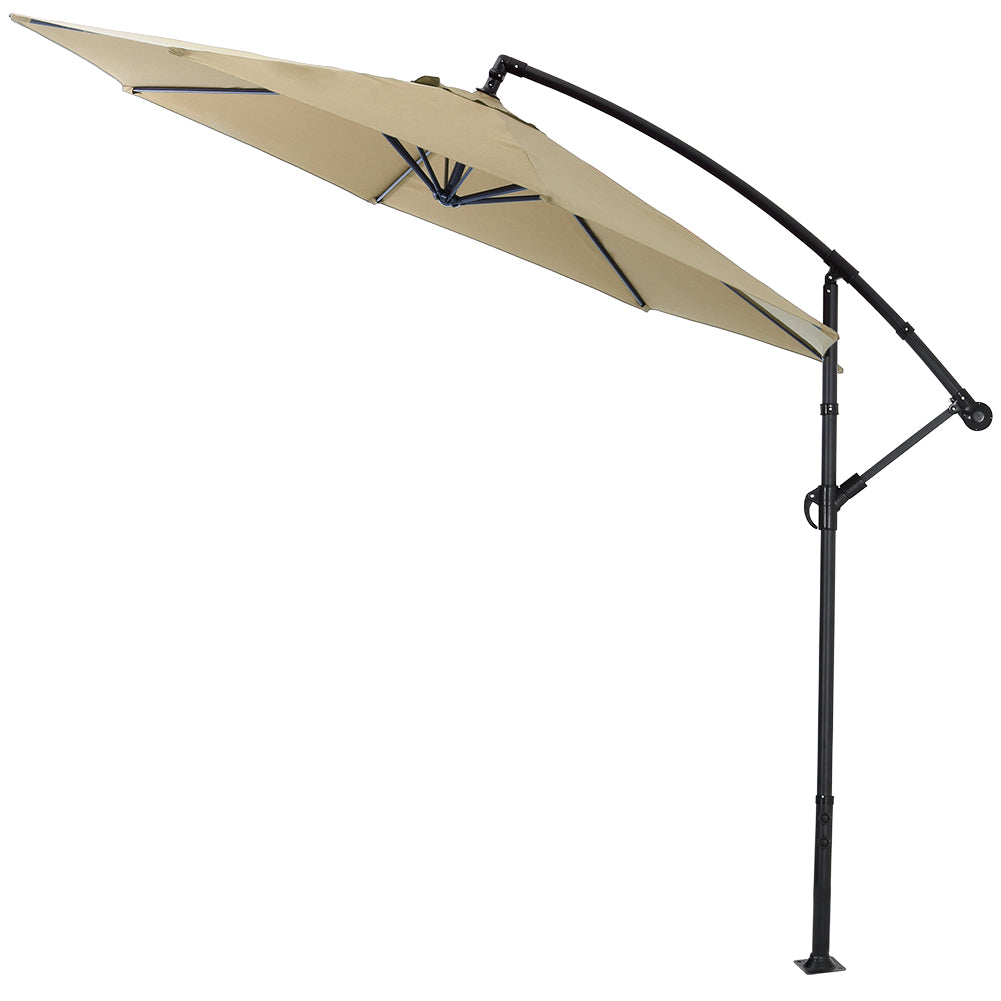 3M Garden Octagon Cantilever Parasol Umbrella with Base