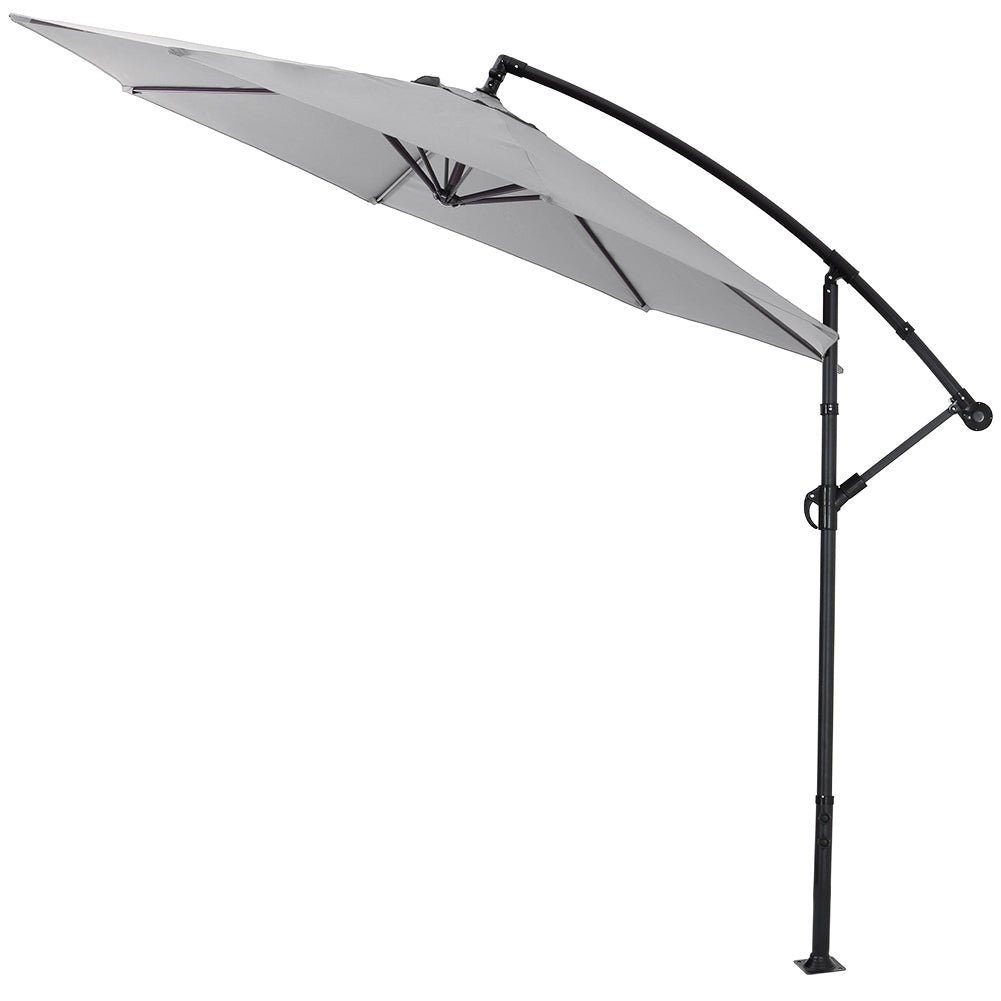 3M Garden Octagon Cantilever Parasol Umbrella with Base