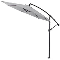 3M Garden Octagon Cantilever Parasol Umbrella with Base