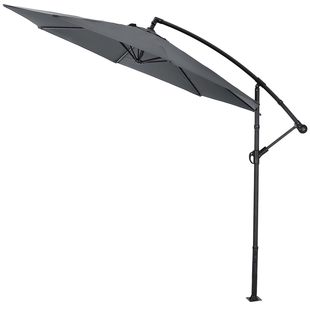 3M Garden Octagon Cantilever Parasol Umbrella with Base