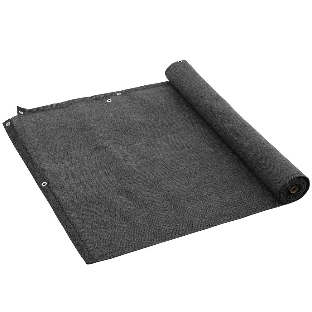 Black Outdoor Privacy Fabric Aluminum Fence Screen