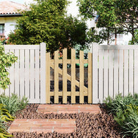 Spruce Wood Arched Top Garden Gate with T Hinges & Door Bolt