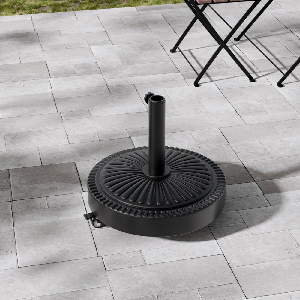 Heavy Duty Parasol Base with Wheels for Garden Patio Parasol