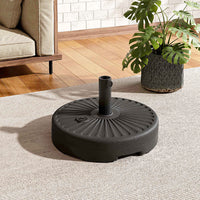 Daisy Pattern Fillable Parasol Base Heavy Duty Parasol Stand