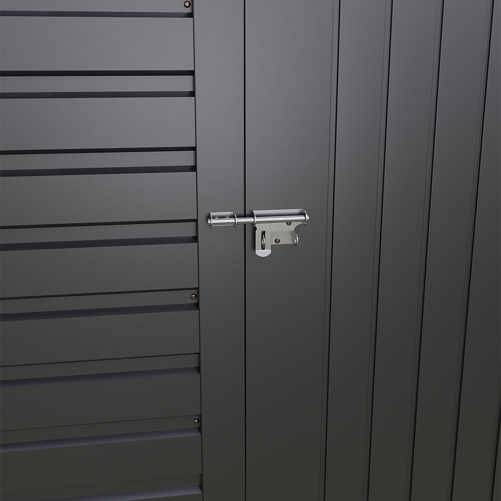 6x4ft metal garden storage shed dimension chart – full size guide for outdoor installation