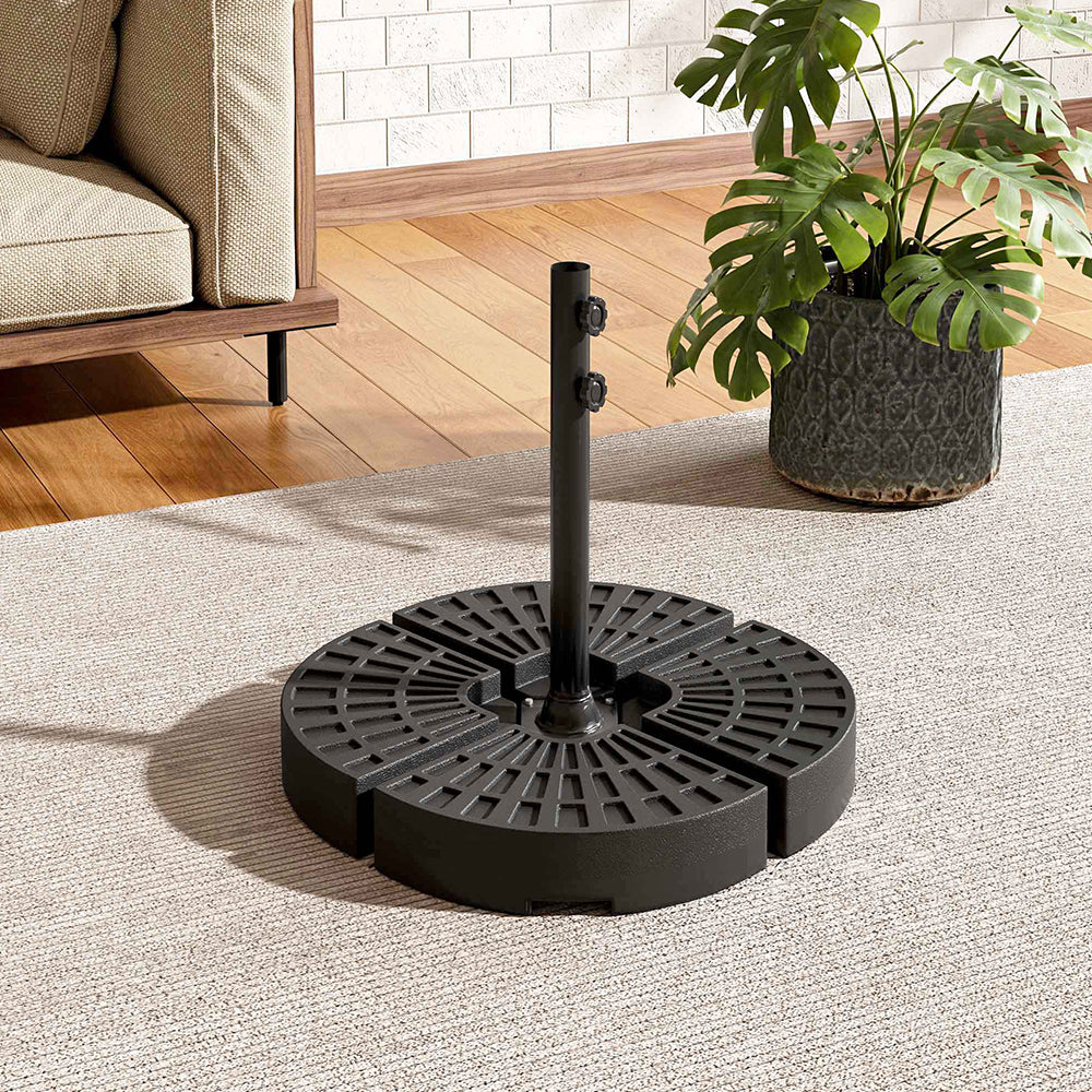 HDPE Water-or-Sand-Filled Parasol Base Cantilever Parasol Stand