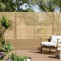 Wood Garden Privacy Fence Outdoor Screen Panel