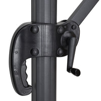 3M Garden Steel Square Cantilever Parasol Umbrella