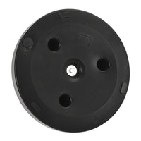 Heavy-Duty Outdoor Parasol Stand with Elegant Rose Design