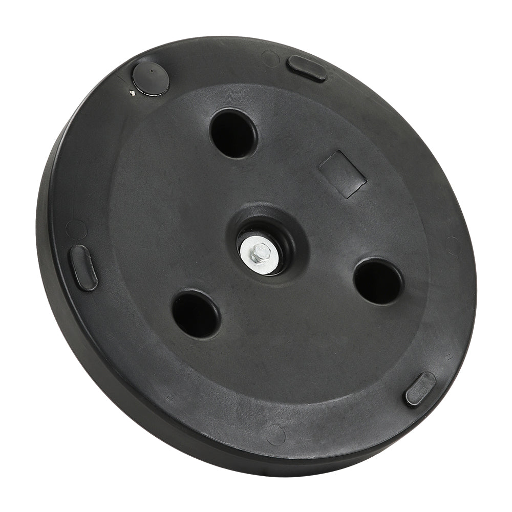 Outdoor Parasol Umbrella Stand with Elegant Woven Patterns Design