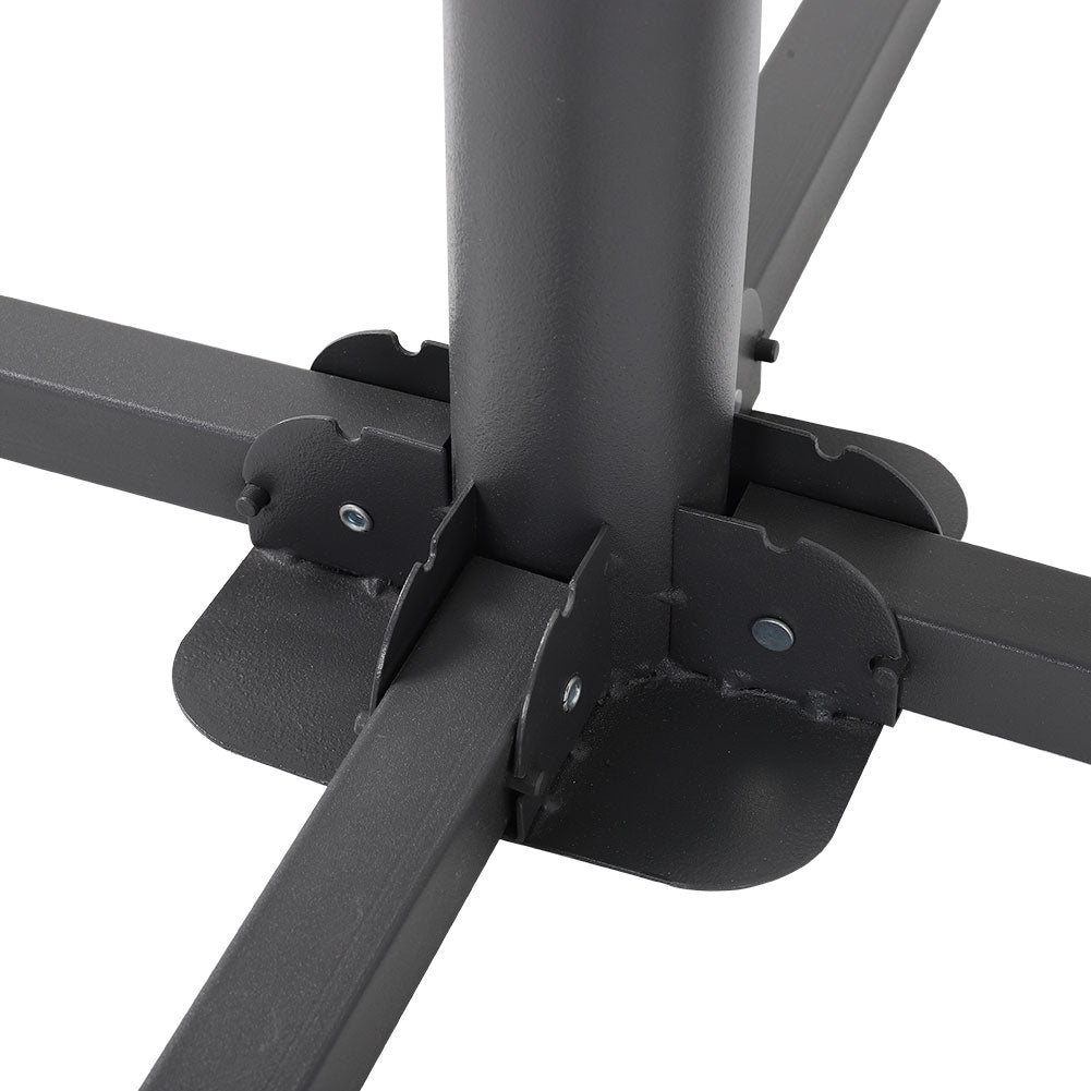 Foldable Parasol Base Heavy Duty Metal Cantilever Parasol Stand