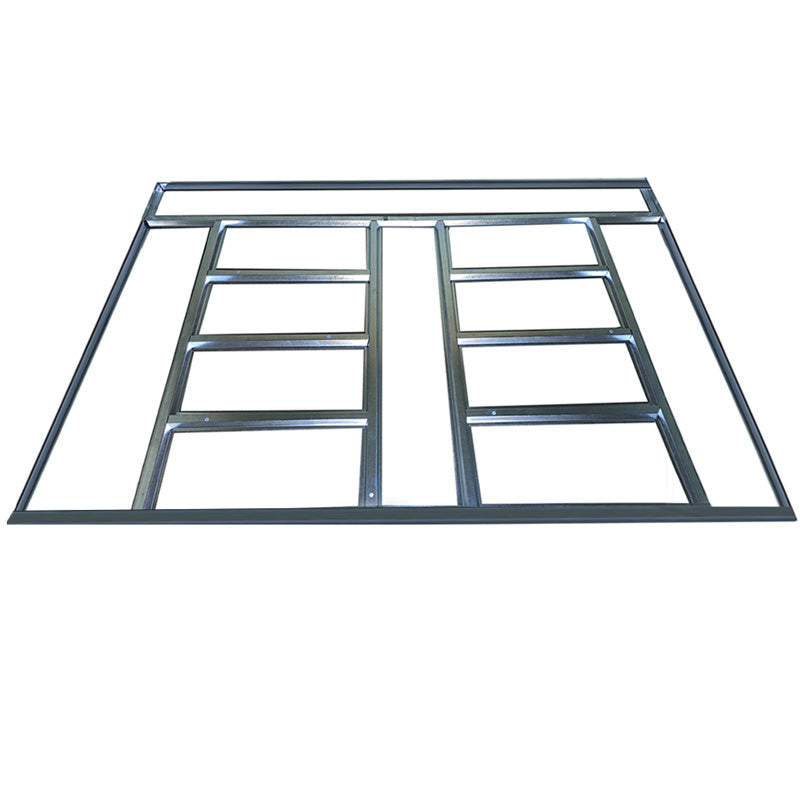 Heavy-Duty Steel Base Frame of 10x12ft Metal Garden Shed – Stable Foundation for Outdoor Storage
