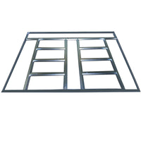 Heavy-Duty Steel Base Frame of 10x12ft Metal Garden Shed – Stable Foundation for Outdoor Storage