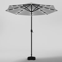 3M Octagon Garden Parasol Umbrella with LED