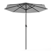 3M Octagon Garden Parasol Umbrella with LED
