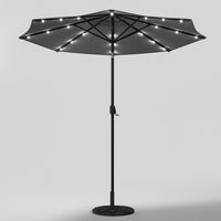 3M Octagon Garden Parasol Umbrella with LED