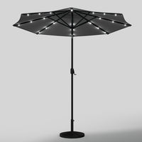 3M Octagon Garden Parasol Umbrella with LED