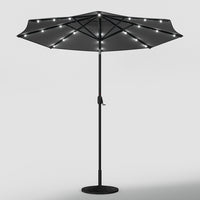 3M Octagon Garden Parasol Umbrella with LED