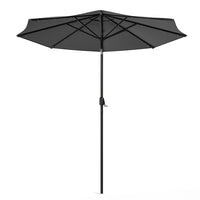 3M Octagon Garden Parasol Umbrella with LED