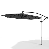 3M Garden Octagon Cantilever Parasol Umbrella with LED