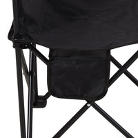 Side Close-up of Camping Furniture Set - Foldable frame and support structure for outdoor use