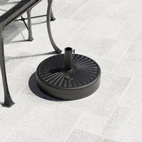 Daisy Pattern Fillable Parasol Base Heavy Duty Parasol Stand