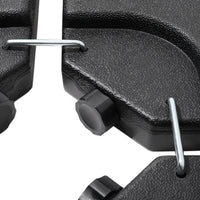 HDPE Square Water and Sand Filled Freestanding Parasol Base