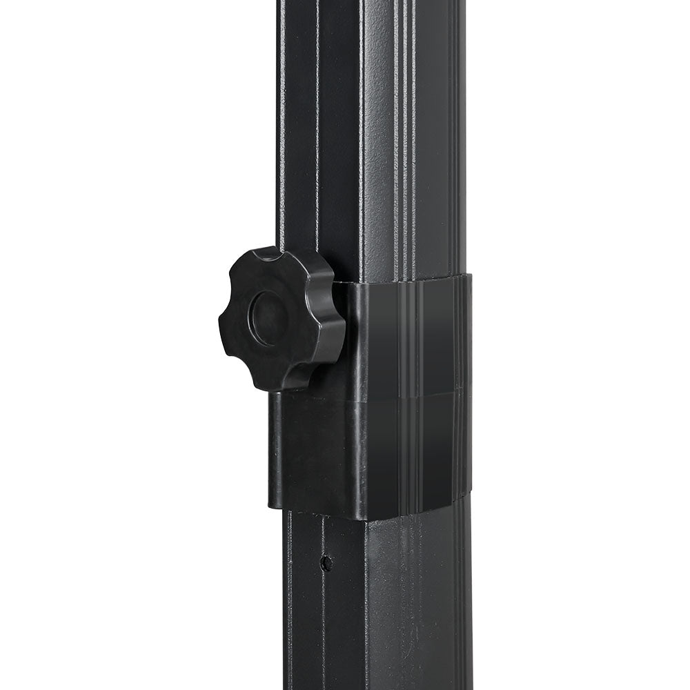 3M Garden Square Solar-Power LED Cantilever Parasol Umbrella