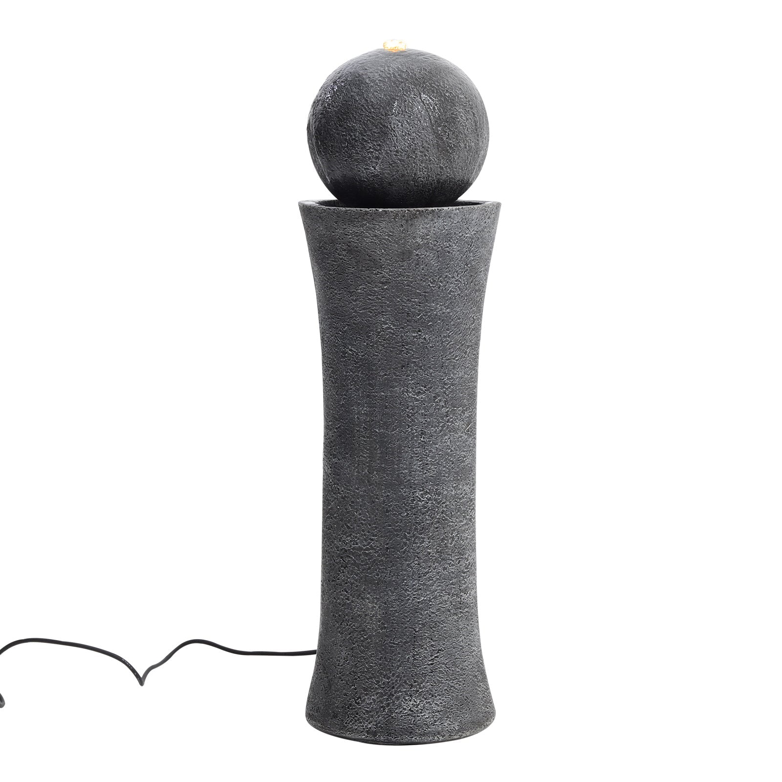 Modern Cylindrical Water Polo Fountain Backyard Decorated Fountain Fountains & Waterfalls Living and Home 