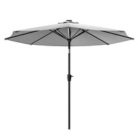 3M Garden Parasol Umbrella with Solar Strip LED Lights