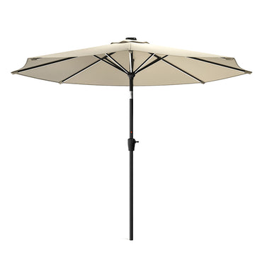 3M Garden Parasol Umbrella with Solar Strip LED Lights