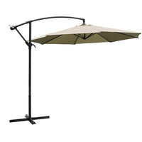 3M Garden Octagon Cantilever Parasol Umbrella with Base