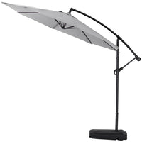 3M Garden Octagon Cantilever Parasol Umbrella with Base